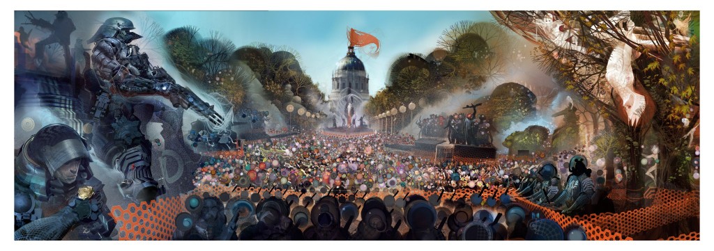 android jones - fifth sacred centre